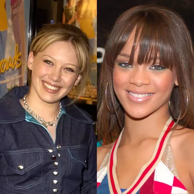 Tendências anos 2000: sobrancelha fina e maquiagem colorida